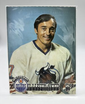 Edmonton Oilers Illustrated Magazine WHA Frank Mahovlich Cover